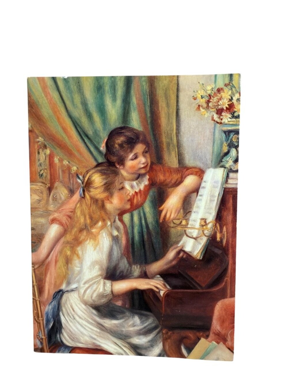 Renoir Notebook Young Girls At The Piano Artwork Dover Publications Lined Page